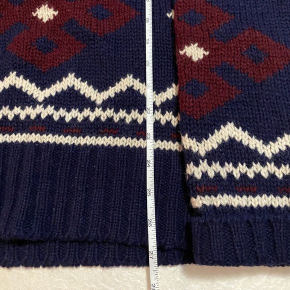Vintage Ralph Lauren 100% wool sweater Aztec - Picture 3 of 9